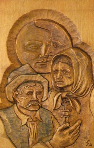 Domborművek - Népi témák