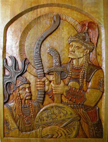 Domborművek - Ősmagyar történelmi témák